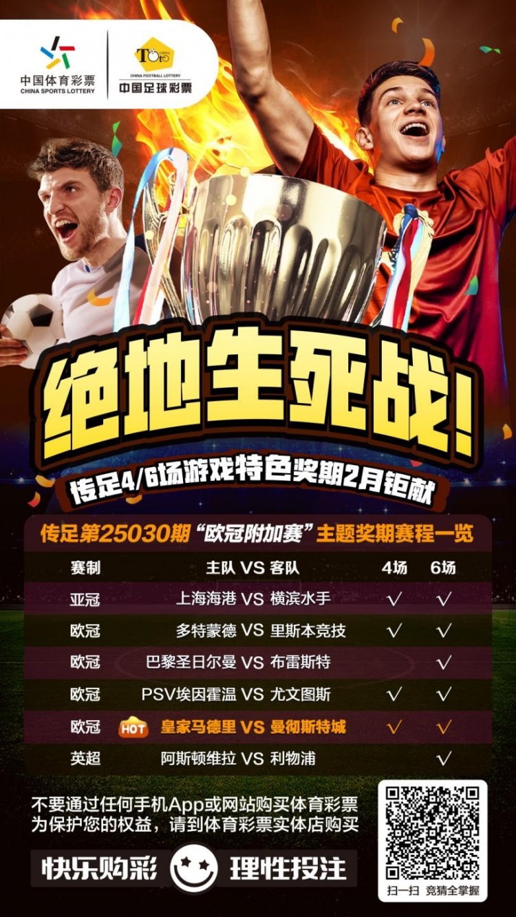  絕地生死戰！傳足特色獎期第25030期聚焦歐冠附加賽