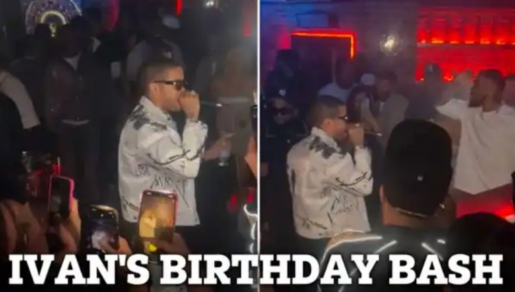  太陽(yáng)報：伊萬(wàn)-托尼在倫敦夜總會(huì )包場(chǎng)開(kāi)生日派對，揮霍超10萬(wàn)鎊