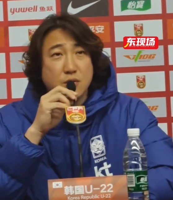  韓國U22男足主帥：中國20歲左右有特別好的球員，韓國人才稀少