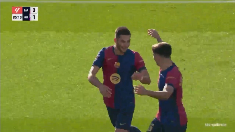  巴薩4-1鎖定勝局！替補登場(chǎng)的費蘭-托雷斯第86分鐘破門(mén)